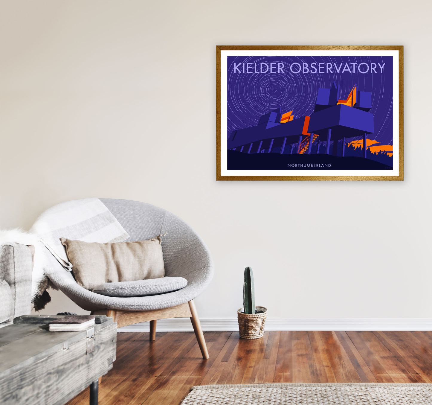 Kielder Observatory by Stephen Millership A1 Print Only