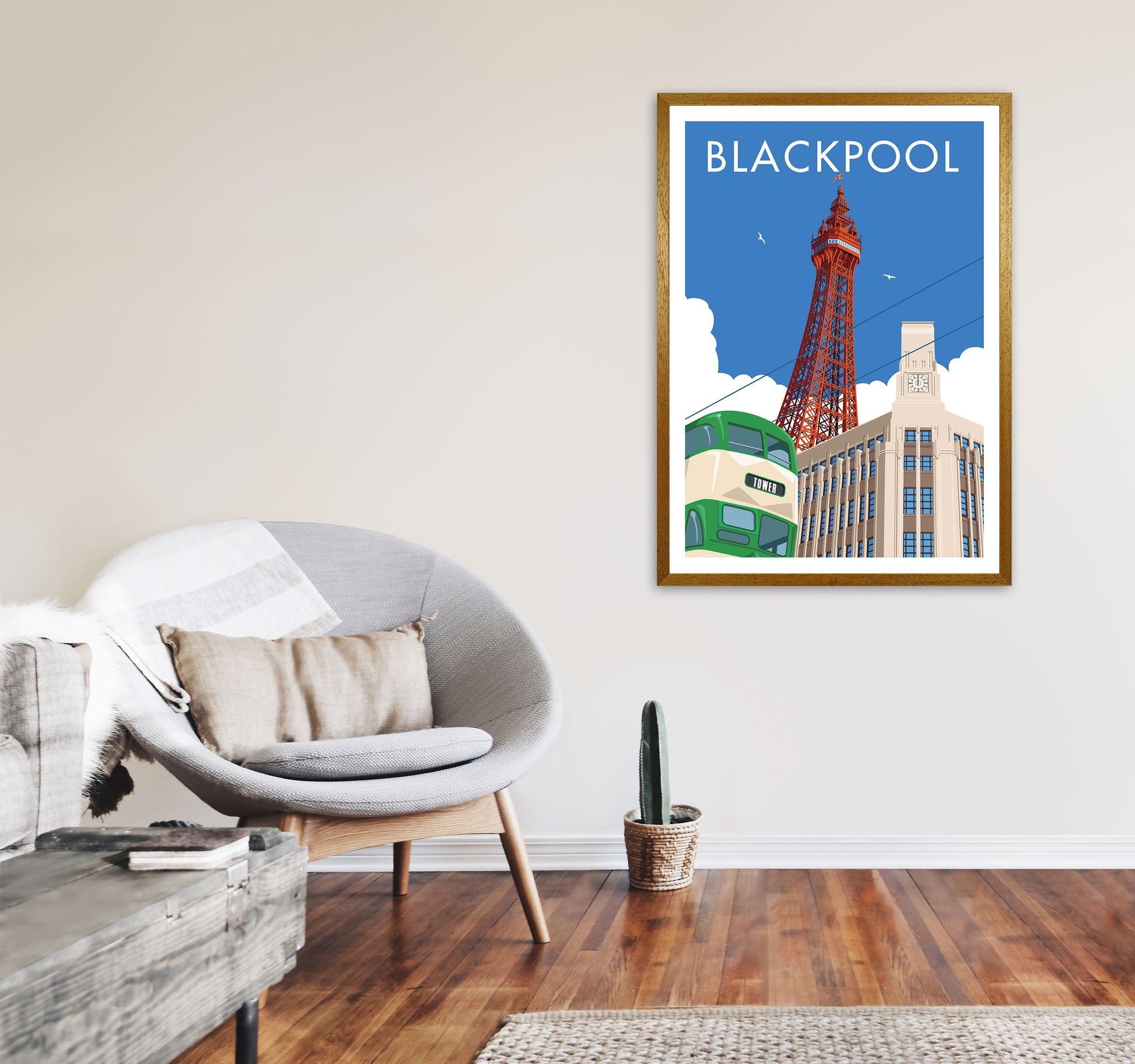 Blackpool 2 by Stephen Millership A1 Print Only