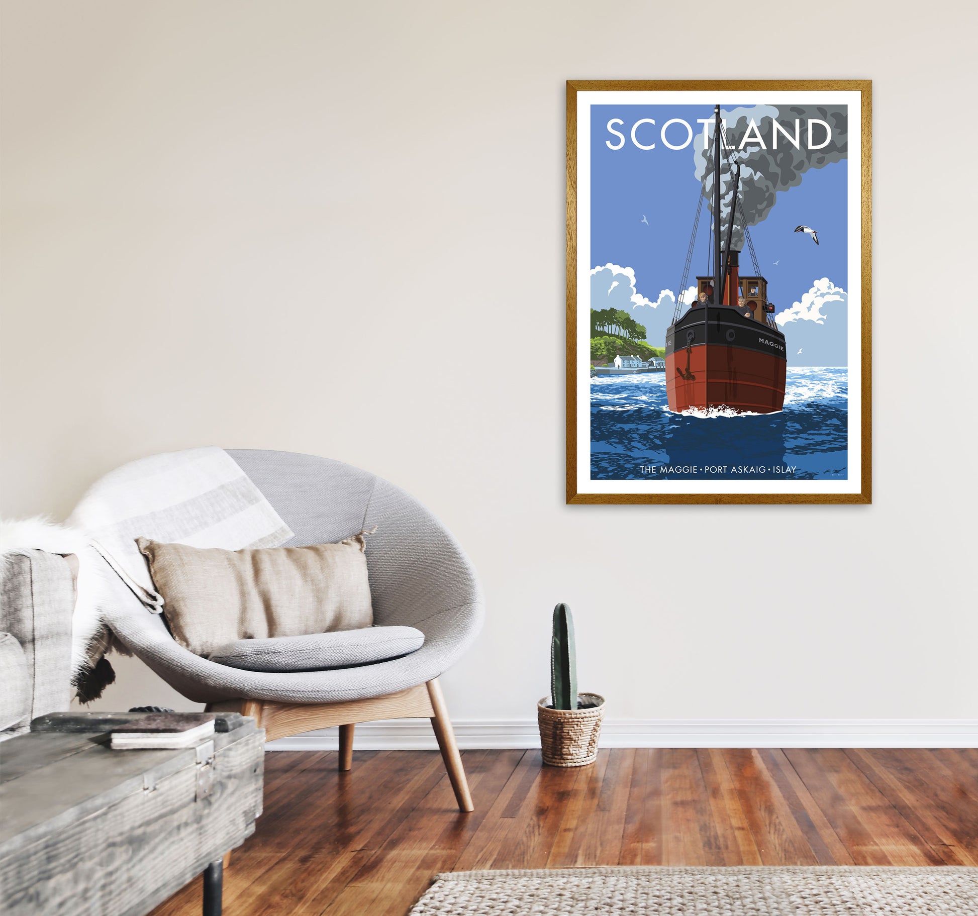 Scotland Art Print by Stephen Millership A1 Print Only