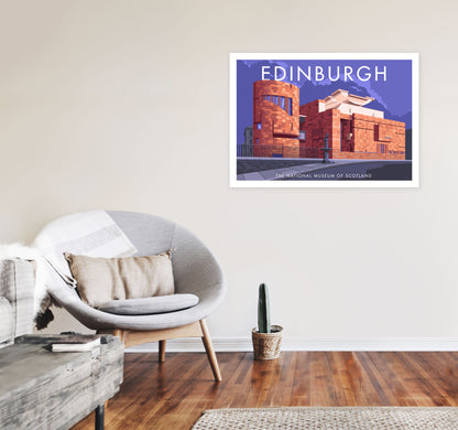Edinburgh 2 by Stephen Millership A1 Black Frame