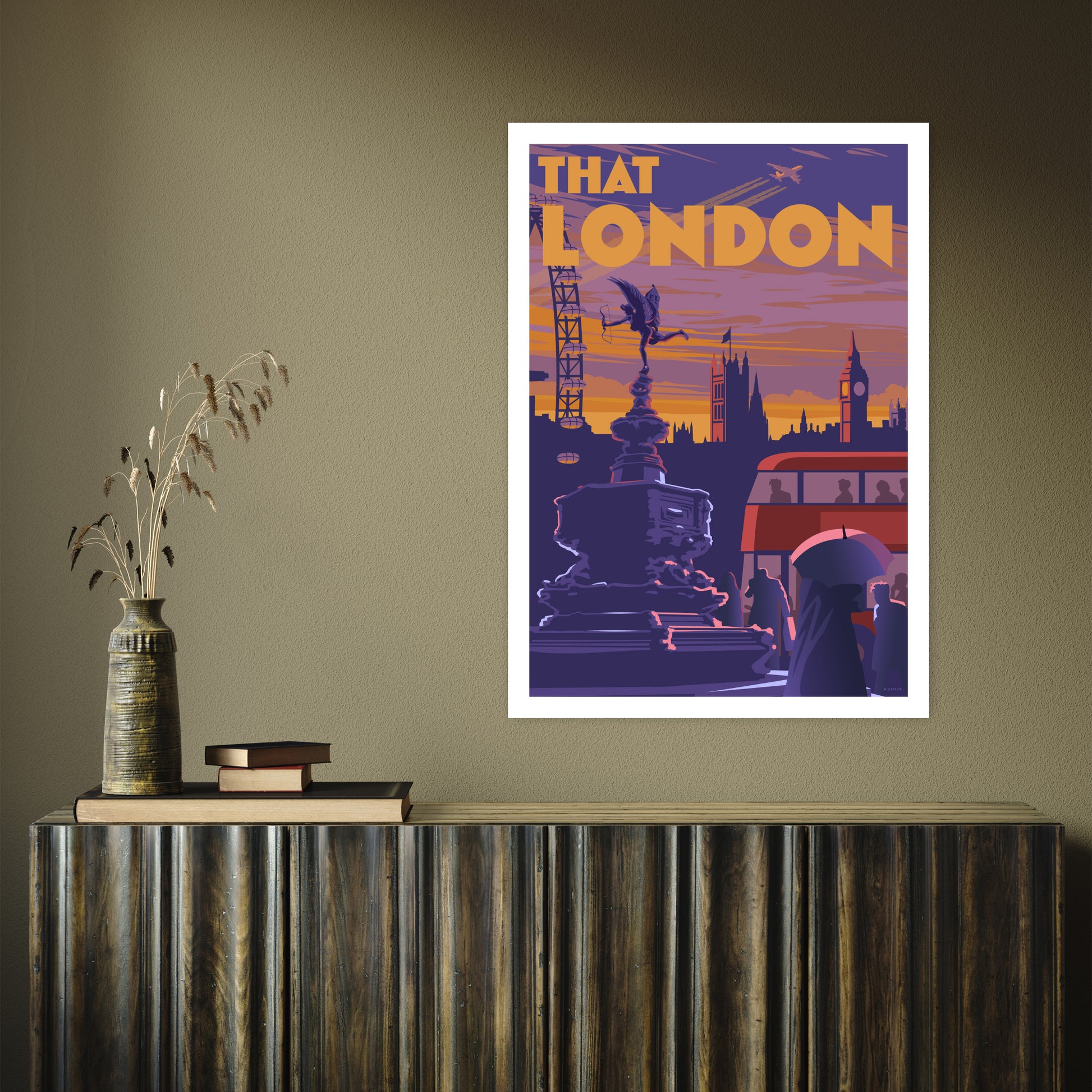 THAT LONDON 2 A3 by Stephen Millership A1 Print Only