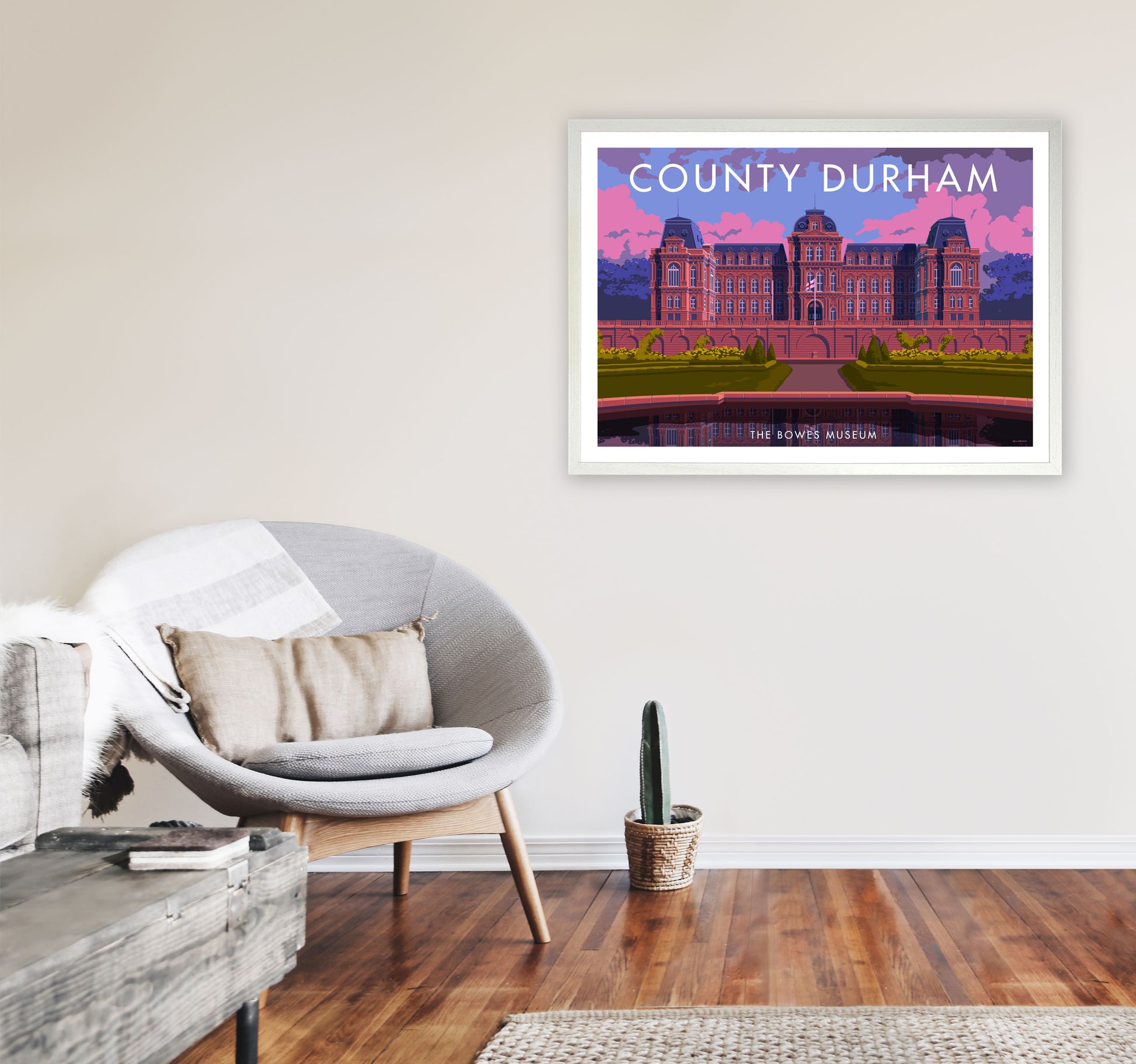 County Durham by Stephen Millership A1 Oak Frame