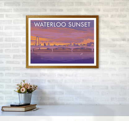 London Waterloo Travel Art Print By Stephen Millership A2 Print Only