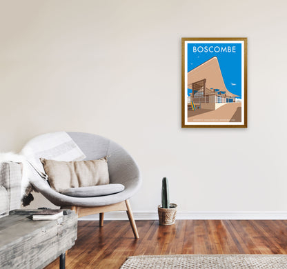 Boscombe Framed Digital Art Print by Stephen Millership A2 Print Only