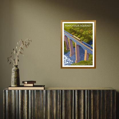 WALES PONTCYSYLLTE AQUEDUCT A3 by Stephen Millership A2 Oak Frame