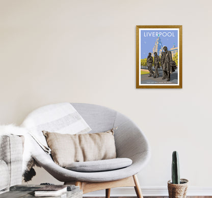 Liverpool Art Print by Stephen Millership A3 Print Only