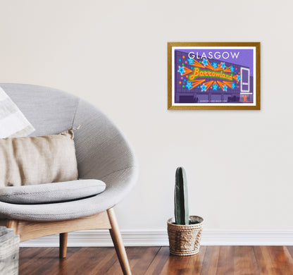 Barrowland Ballroom Glasgow Art Print by Stephen Millership A3 Print Only