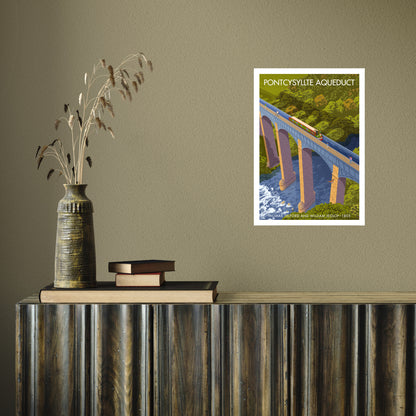 WALES PONTCYSYLLTE AQUEDUCT A3 by Stephen Millership A3 Print Only