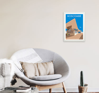 Boscombe Framed Digital Art Print by Stephen Millership A3 Oak Frame