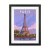 Paris Travel Art Print By Stephen Millership