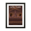 New York Sepia Art Print by Stephen Millership