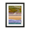 Bournemouth Huts Travel Art Print by Stephen Millership