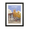 Derby Travel Art Print by Stephen Millership