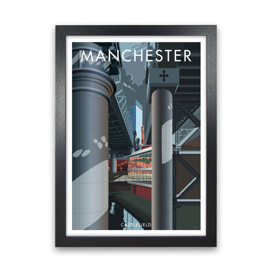 Manchester 2 by Stephen Millership Black Grain