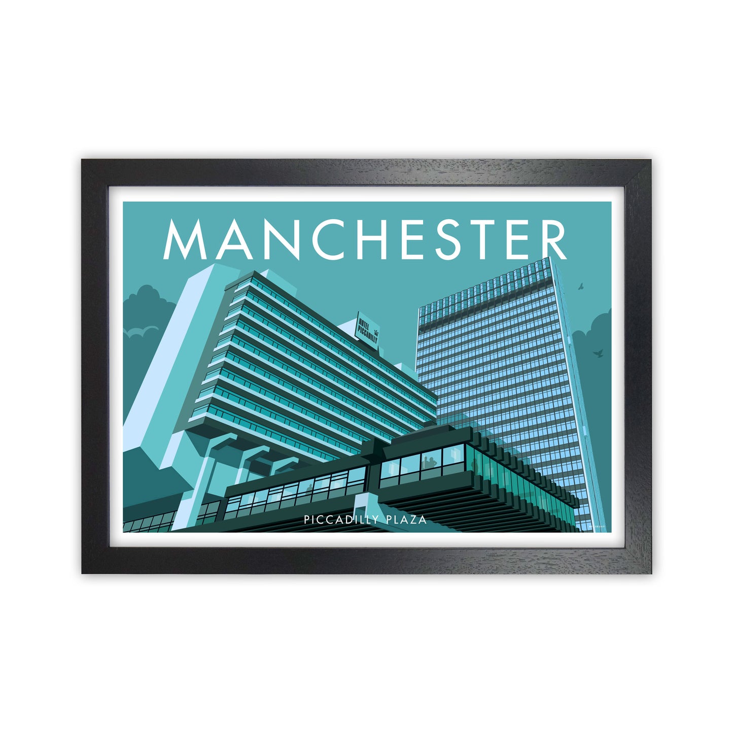 Manchester 8 by Stephen Millership Black Grain