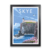 Neist Point Lighthouse Skye Art Print by Stephen Millership