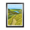 The Peak District Framed Digital Art Print by Stephen Millership