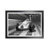 Auto Union Type D Art Print by Stephen Millership, Framed Transport Print