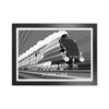 The Silver Link Art Print by Stephen Millership, Framed Transport Poster