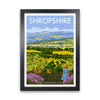 Shropshire Framed Digital Art Print by Stephen Millership