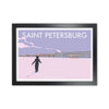The Winter Palace Saint Petersburg Art Print by Stephen Millership