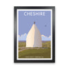 Cheshire White Nancy Travel Art Print by Stephen Millership