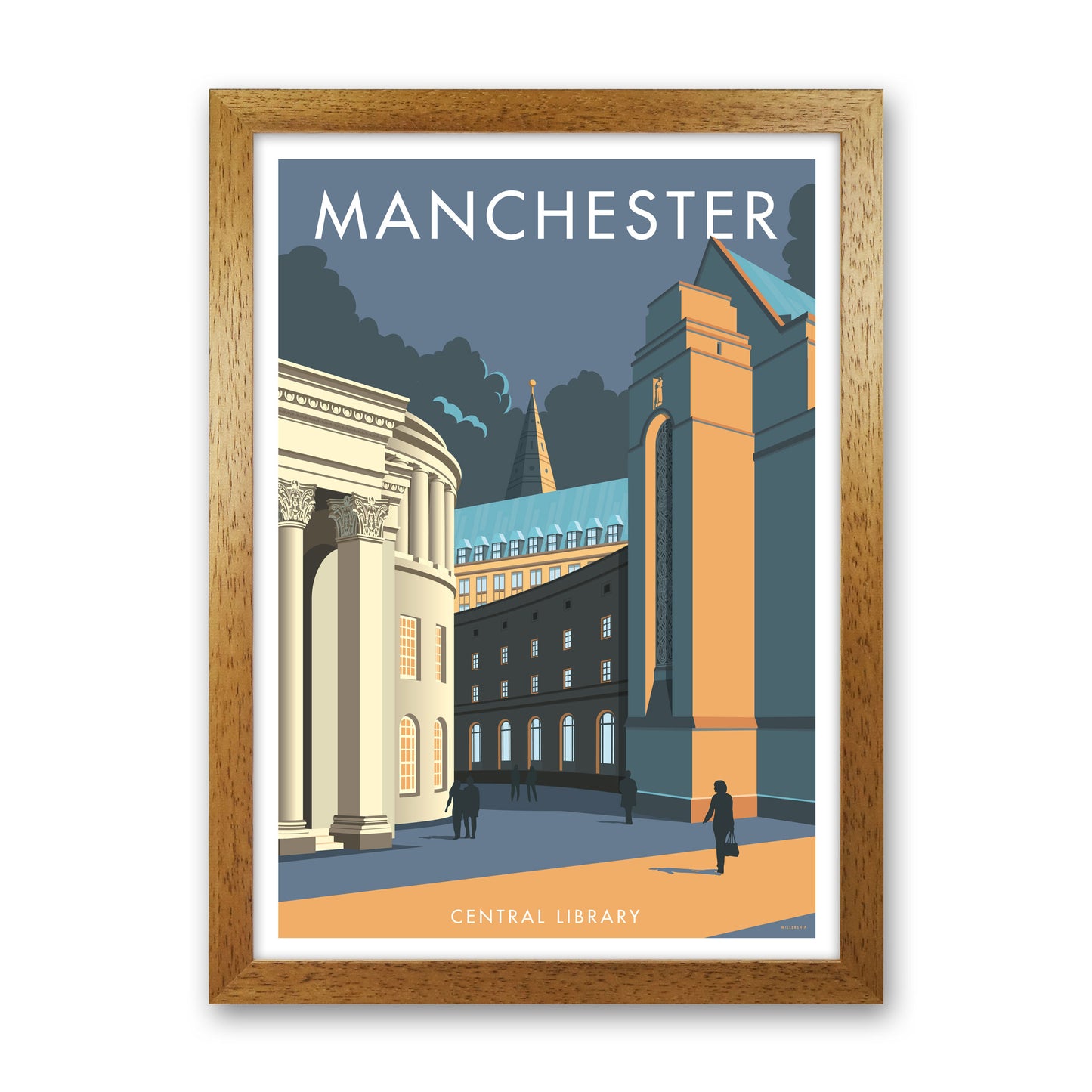 Manchester by Stephen Millership Oak Grain