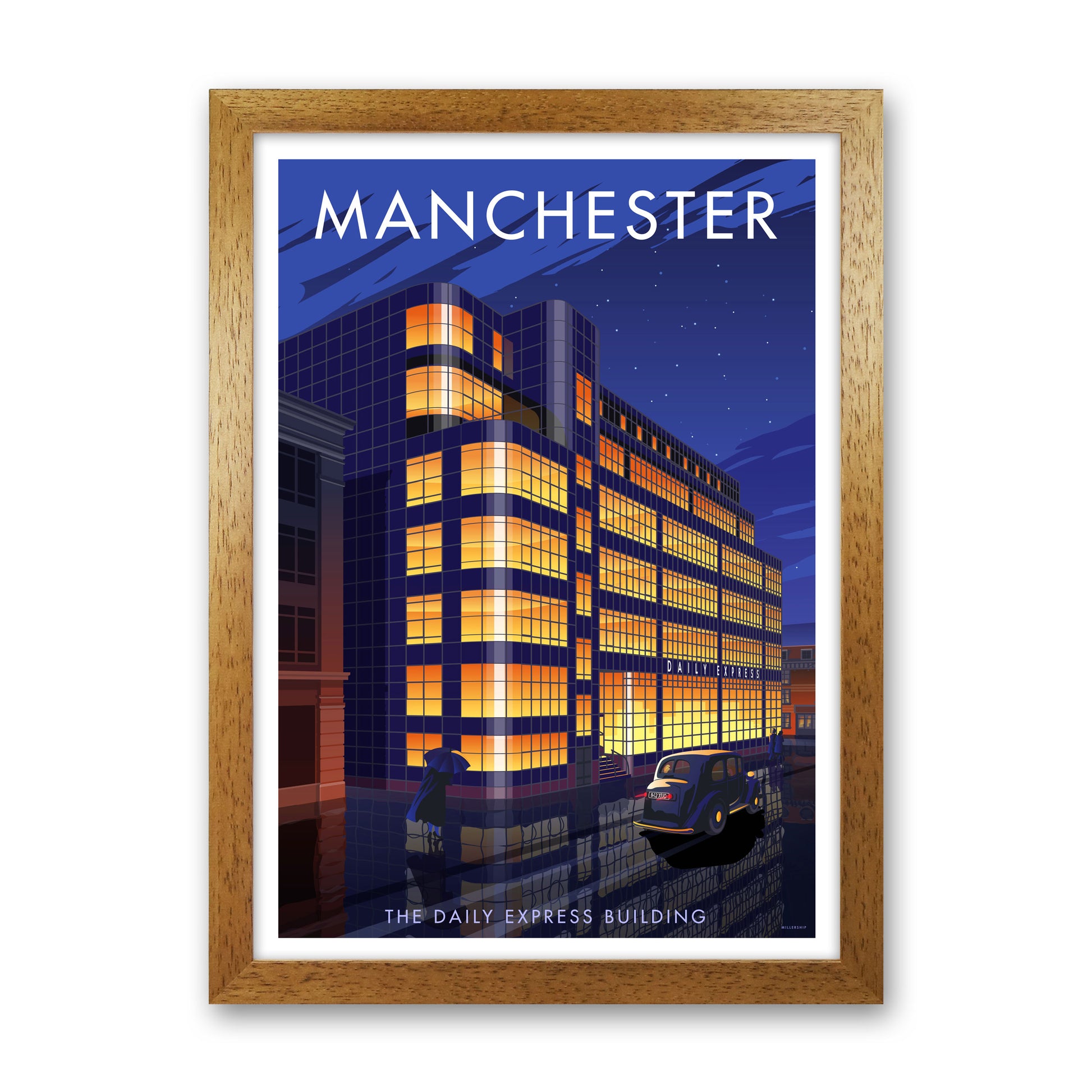 Manchester 7 by Stephen Millership Oak Grain