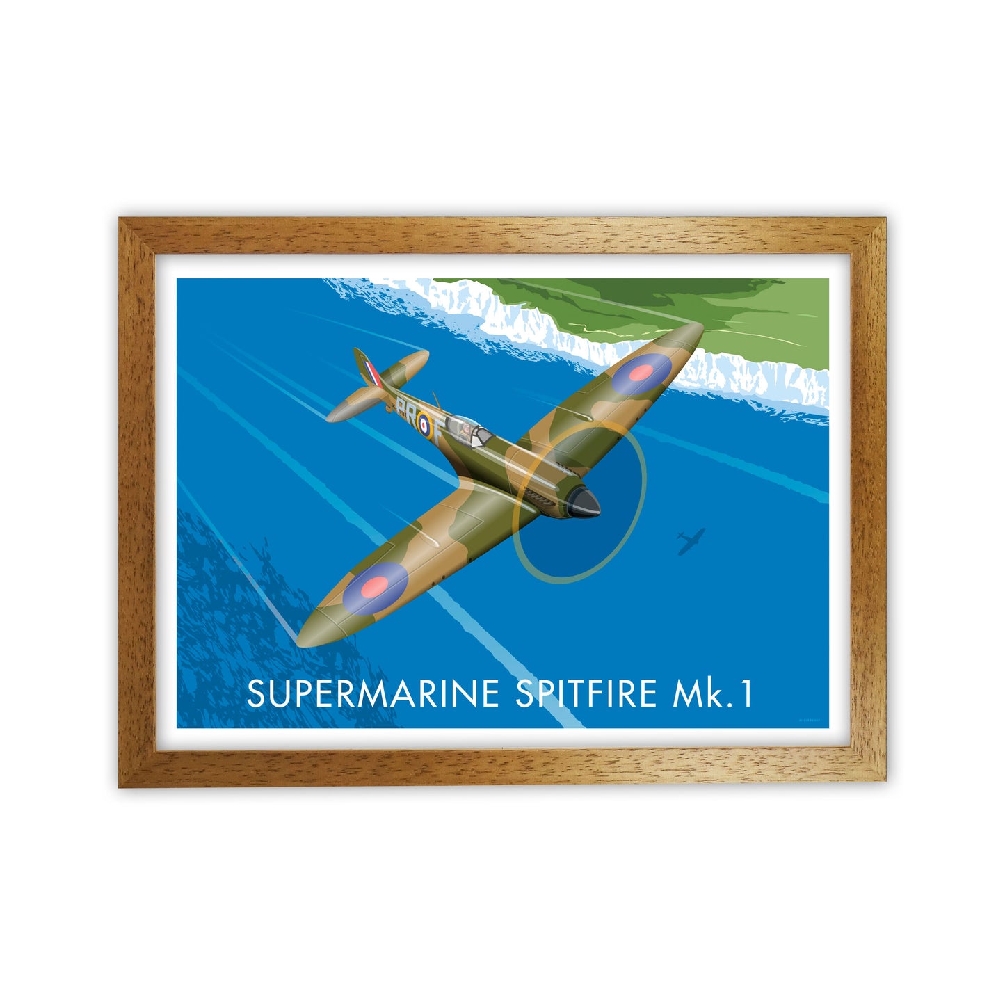 Supermarine Spitfire by Stephen Millership Oak Grain