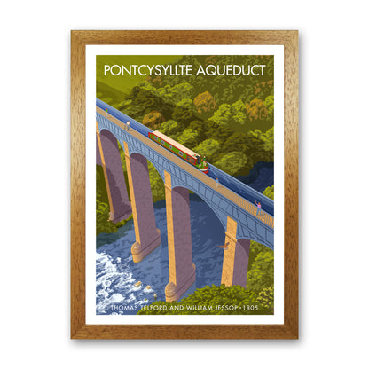 WALES PONTCYSYLLTE AQUEDUCT A3 by Stephen Millership Oak Grain