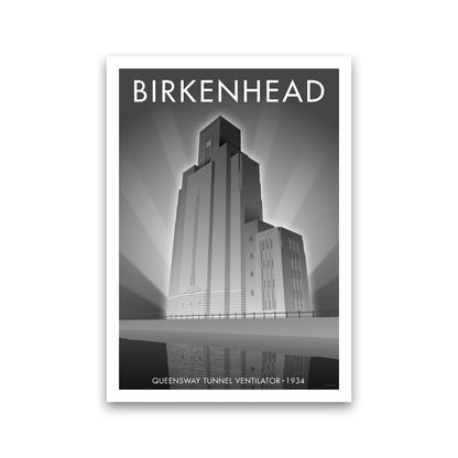 Birkenhead Queensway Tunnel Travel Art Print By Stephen Millership