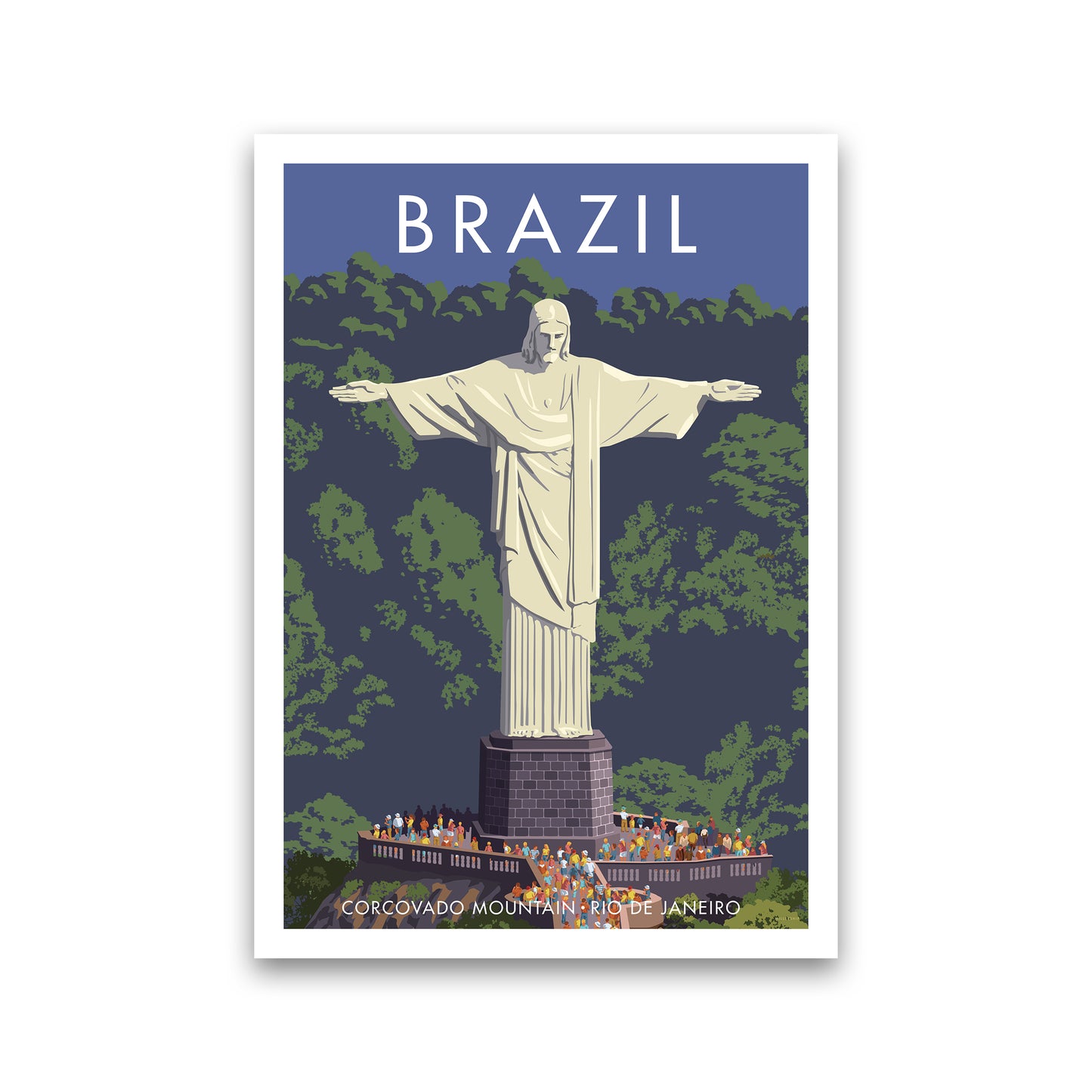 Brazil Travel Art Print By Stephen Millership