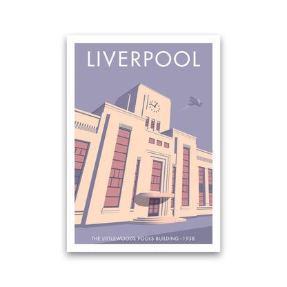 Liverpool Littlewoods Travel Art Print By Stephen Millership