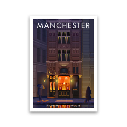 Mr Thomas&#39;s Chophouse Manchester Art Print by Stephen Millership