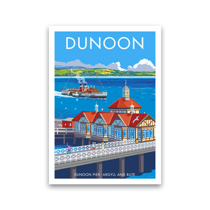 Dunoon Pier Framed Digital Art Print by Stephen Millership