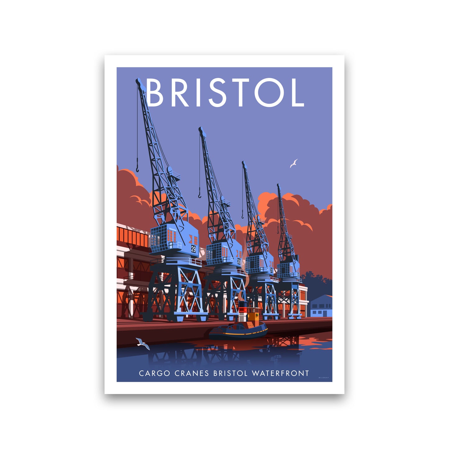 Bristol Waterfront Art Print by Stephen Millership