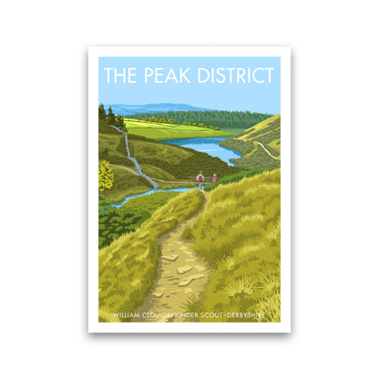 The Peak District Framed Digital Art Print by Stephen Millership