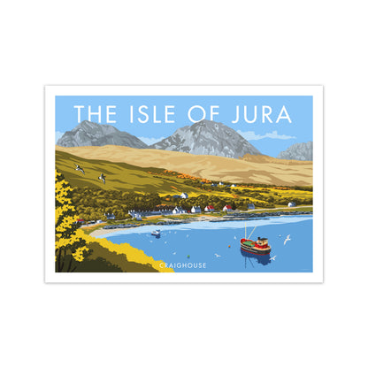 The Isle Of Jura Craighouse Art Print by Stephen Millership