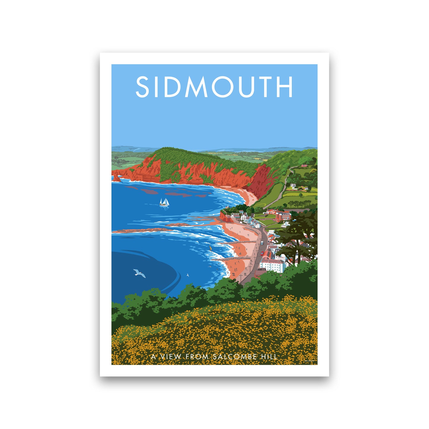 Sidmouth Art Print by Stephen Millership