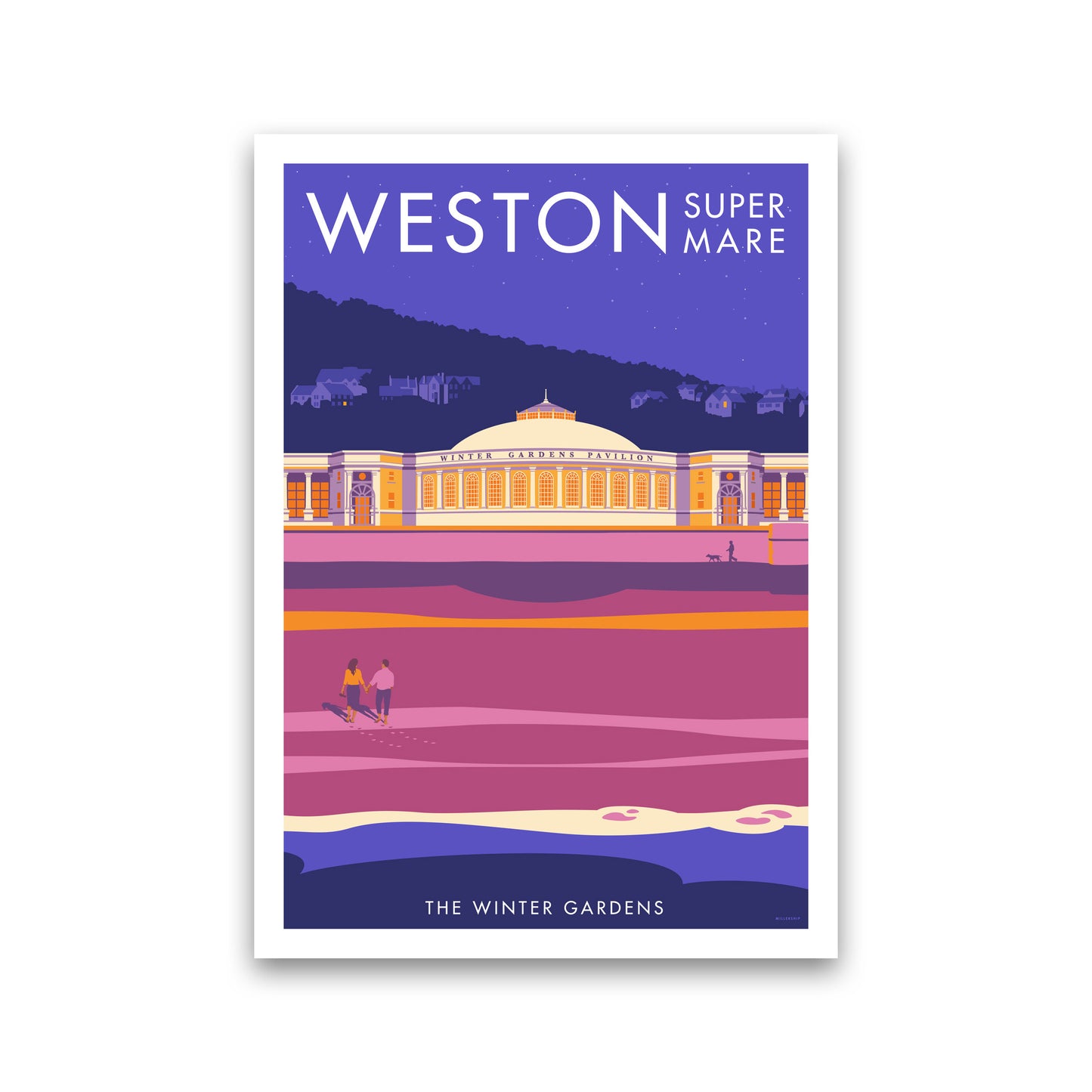 Weston-super-mare Art Print 2 by Stephen Millership