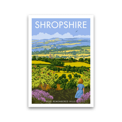 Shropshire Framed Digital Art Print by Stephen Millership