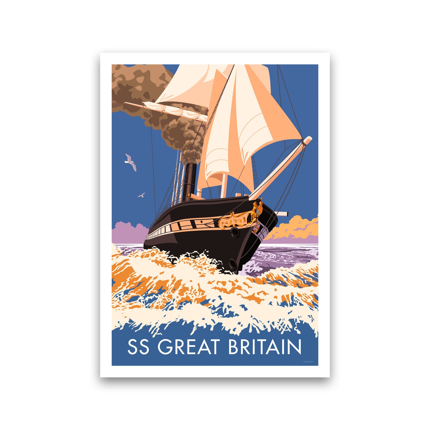 SS Great Britain Art Print by Stephen Millership
