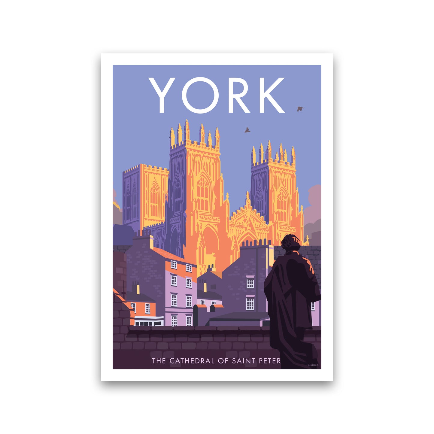 The Cathedral Of Saint Peter, York Art Print by Stephen Millership