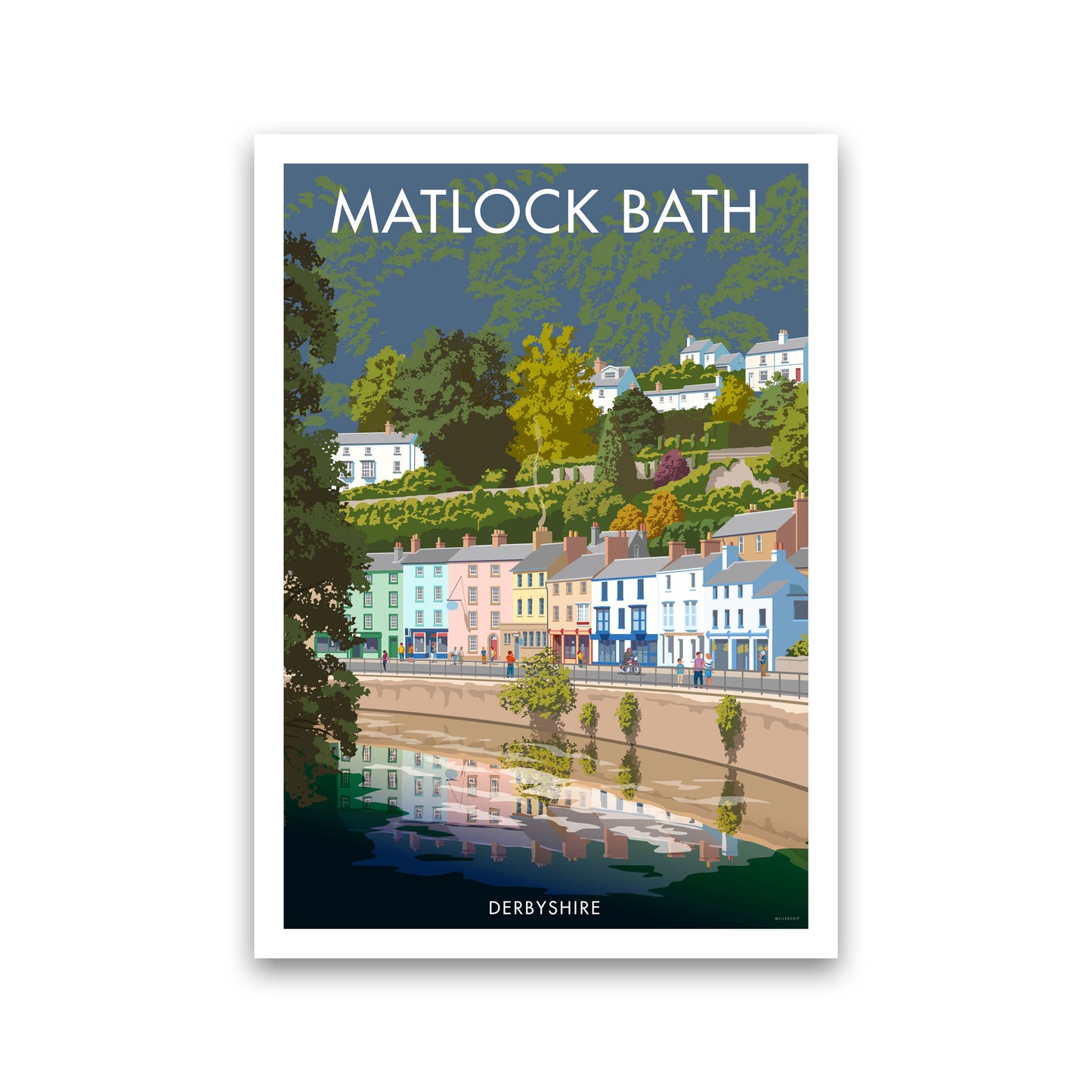 Matlock Bath Art Print by Stephen Millership