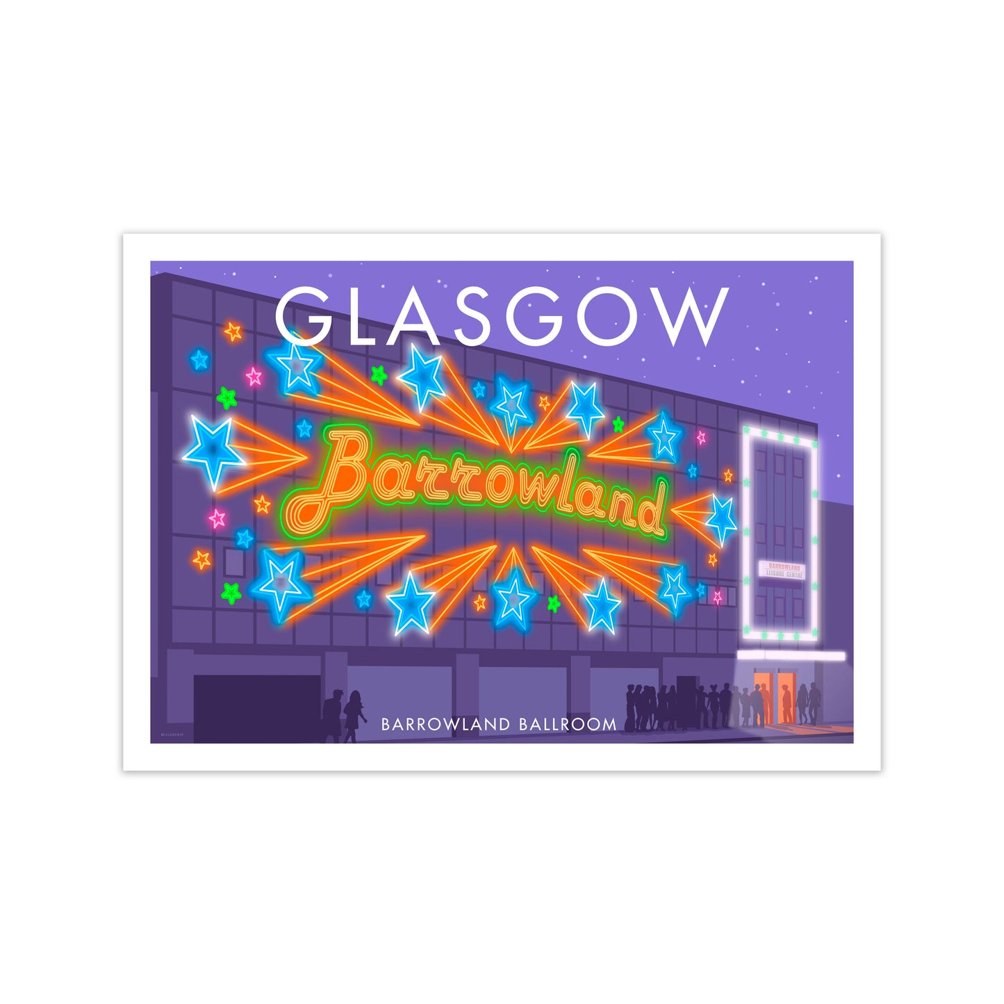 Barrowland Ballroom Glasgow Art Print by Stephen Millership