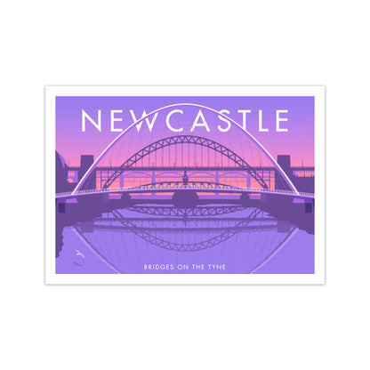 Bridges On The Tyne Newcastle Art Print by Stephen Millership