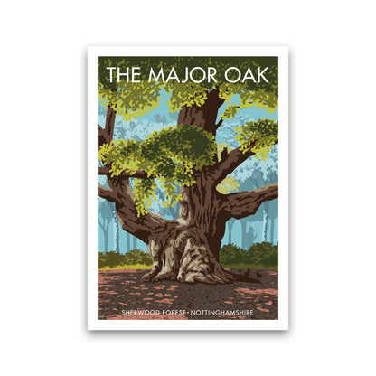 The Major Oak Art Print by Stephen Millership