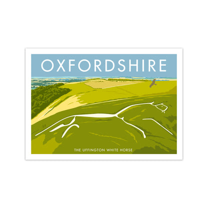 The Uffington White Horse Oxfordshire Art Print by Stephen Millership