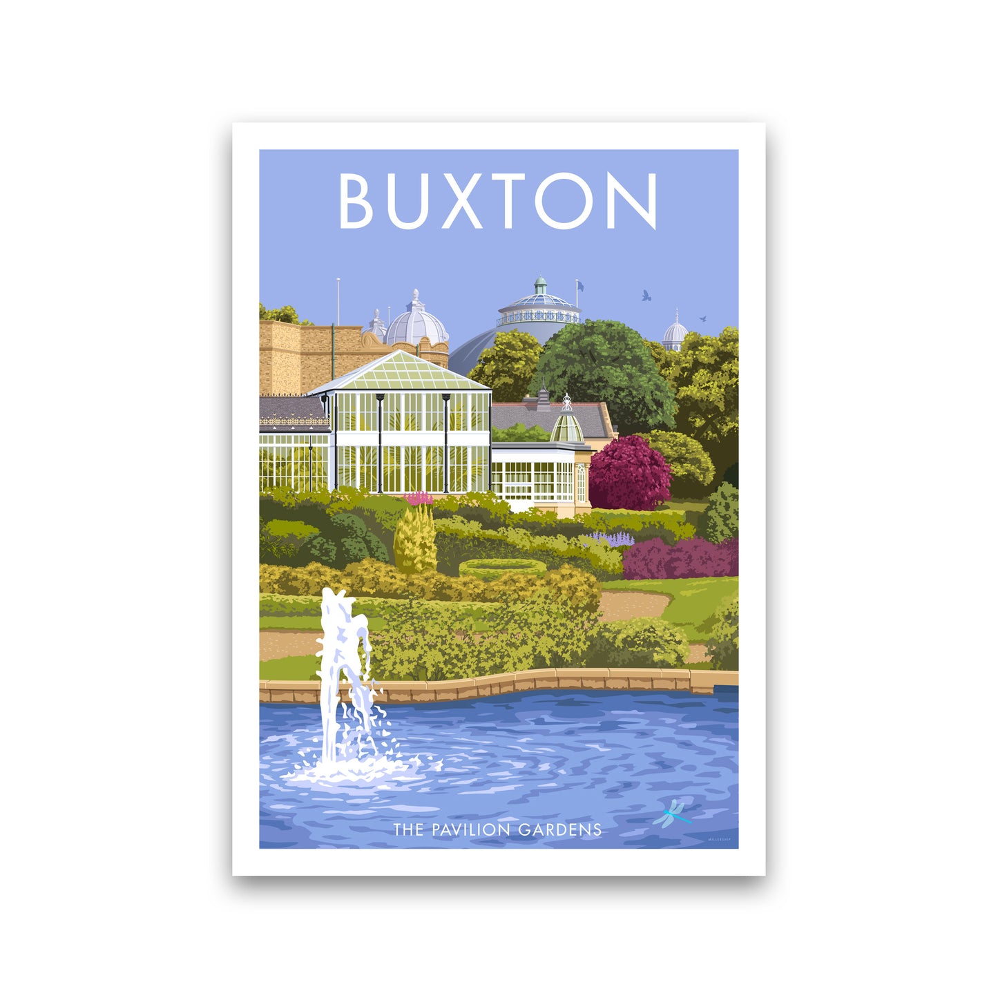 Buxton Derbyshire Travel Art Print by Stephen Millership