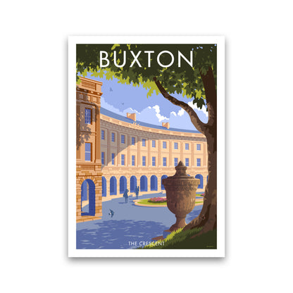 Buxton Crescent Derbyshire Travel Art Print by Stephen Millership
